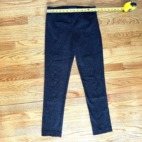 (SOLD) Elliot Lauren control stretch black & brown spot pull-on mid-rise pant - Picture 2 of 10